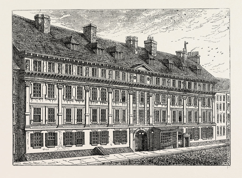 Detail of Exterior of Furnival's Inn, 1754 by Anonymous