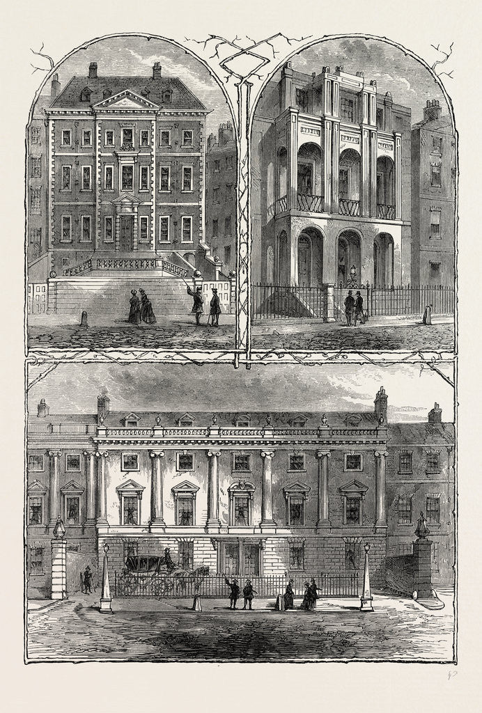 Detail of In Lincoln's Inn Fields. Duke of Ancaster's House by Anonymous