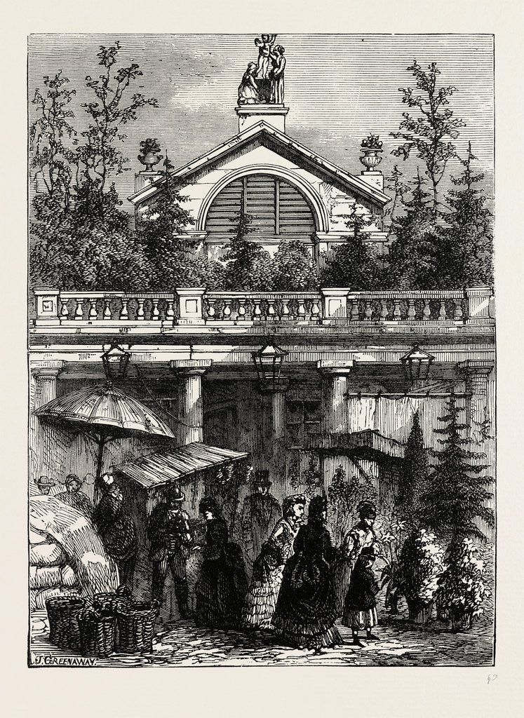 Detail of Entrance to Covent Garden Market by Anonymous