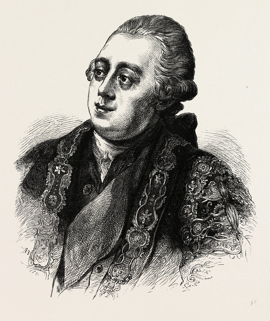 Detail of Lord North by Anonymous