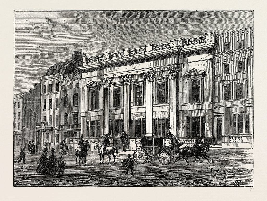 Detail of Crockford's Club, About 1840 by Anonymous