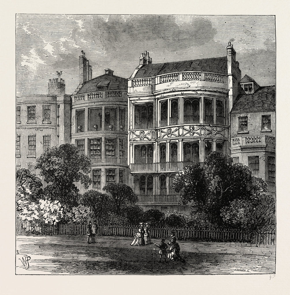 Detail of Samuel Rogers' House, Green Park Front by Anonymous