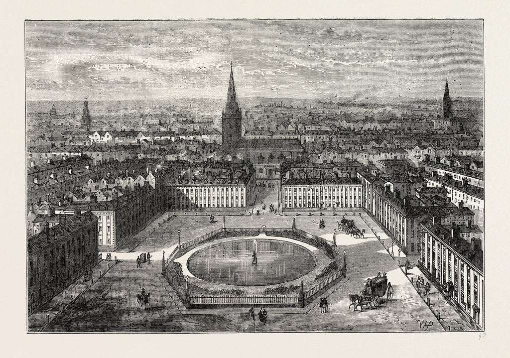 Detail of St. James's Square in 1773 by Anonymous