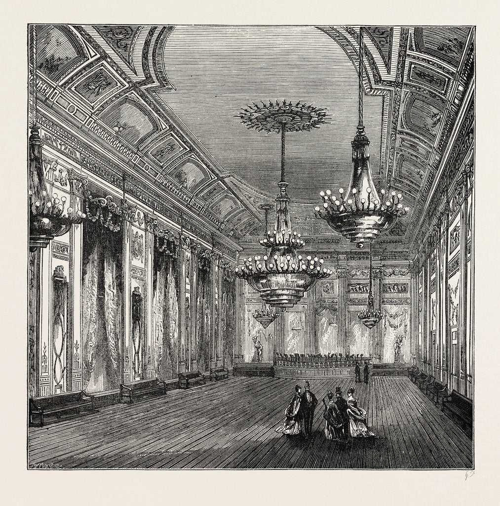 Detail of The Ball-room, Willis's Rooms by Anonymous