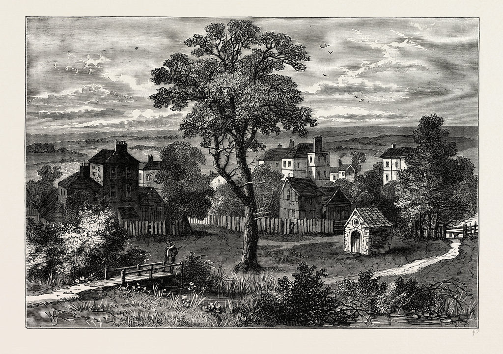 Detail of Marylebone, from the Site of the Present Wigmore Street by Anonymous