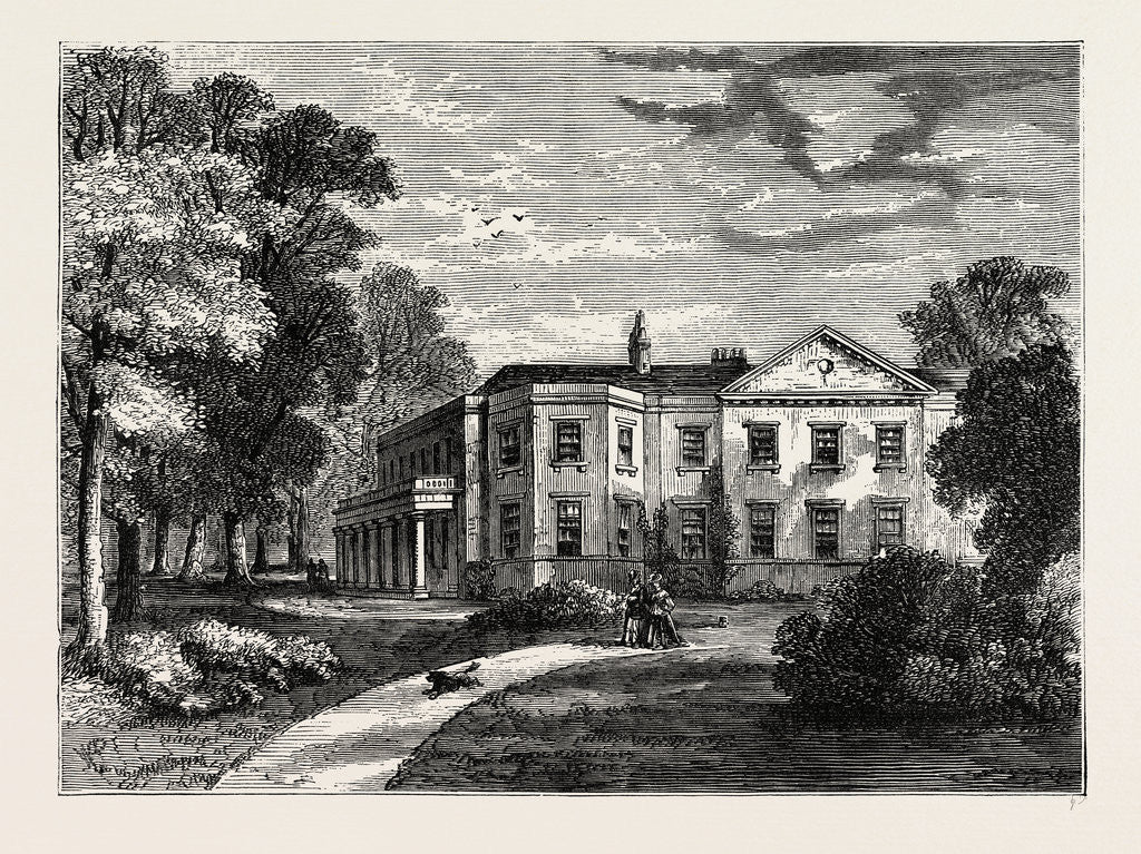 Detail of Langham House in 1820 by Anonymous