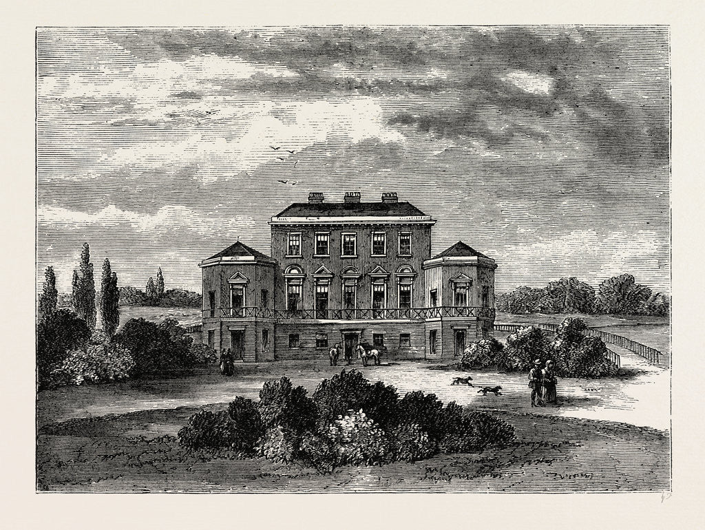 Detail of Foley House, in 1800 by Anonymous