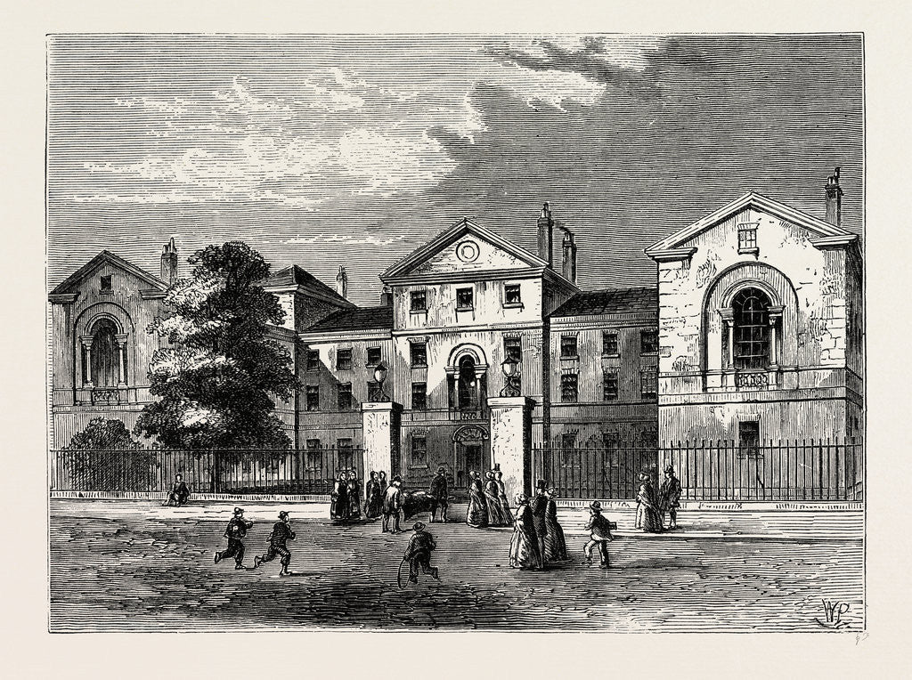 Detail of The Middlesex Hospital by Anonymous