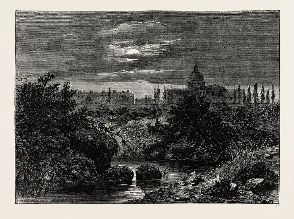Detail of The Field of the Forty Footsteps by Anonymous