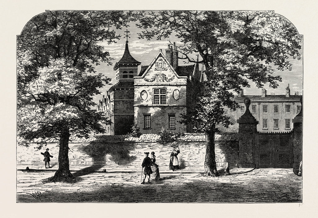 Detail of The Marylebone School-house in 1780 by Anonymous