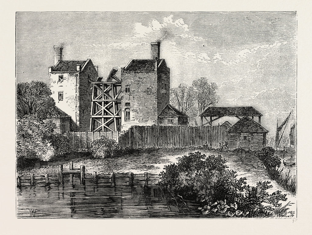 Detail of Chelsea Waterworks, in 1750 by Anonymous