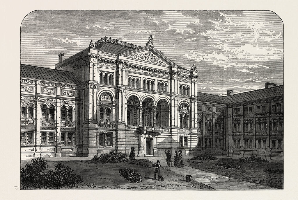 Detail of The Court of the South Kensington Museum by Anonymous