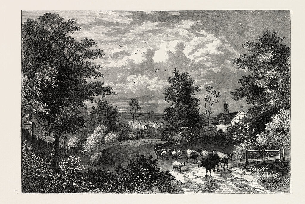 Detail of Nottong Hill in 1750, 19th Century by Anonymous