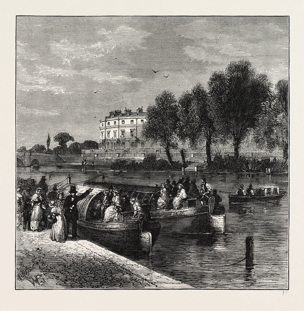 Detail of The Paddington Canal, 1840 by Anonymous