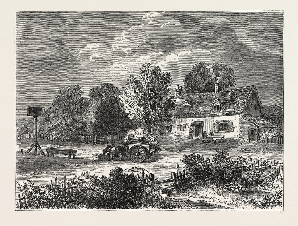 Detail of The plough At Kensal Green, 1820 by Anonymous