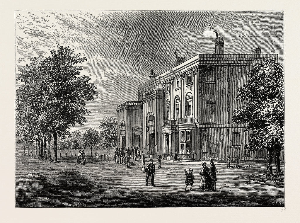 Detail of The eyre Arms in 1820 by Anonymous