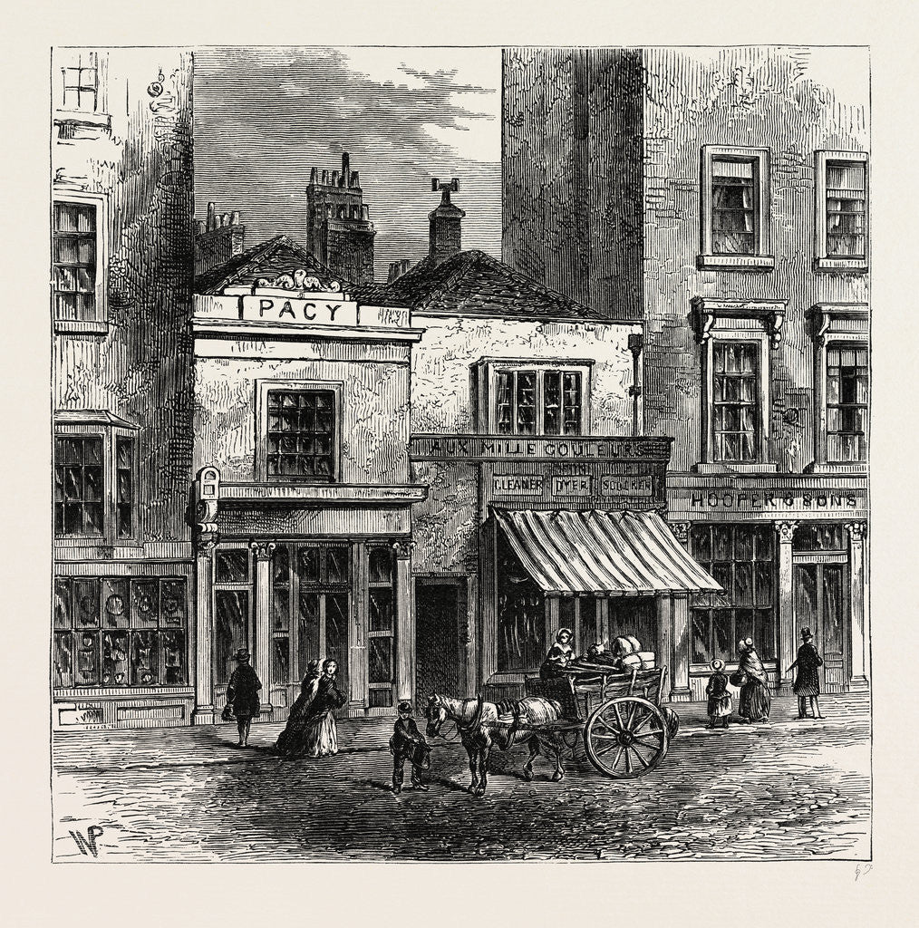 Detail of Old Houses, Holborn, 19th Century by Anonymous
