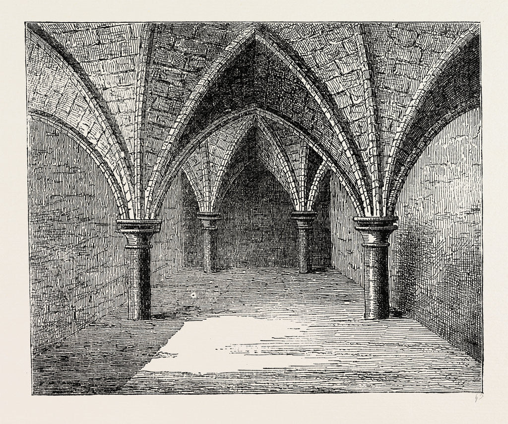 Detail of The Crypt of Gerard's Hall by Anonymous