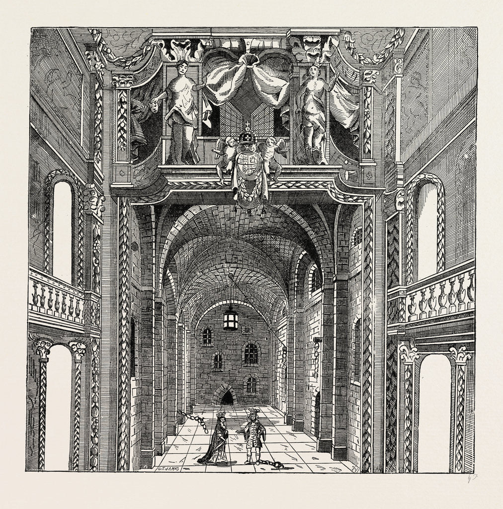 Detail of Interior of the Duke's Theatre by Anonymous