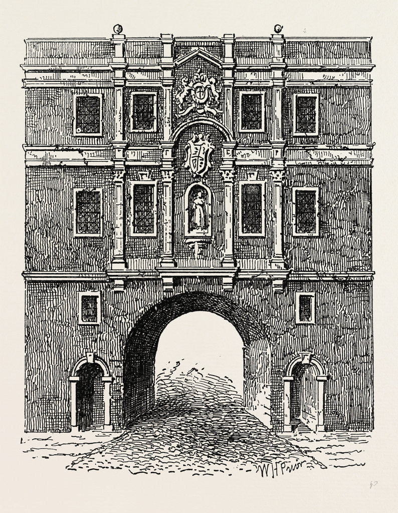 Detail of Old Lud Gate, About 1750 by Anonymous