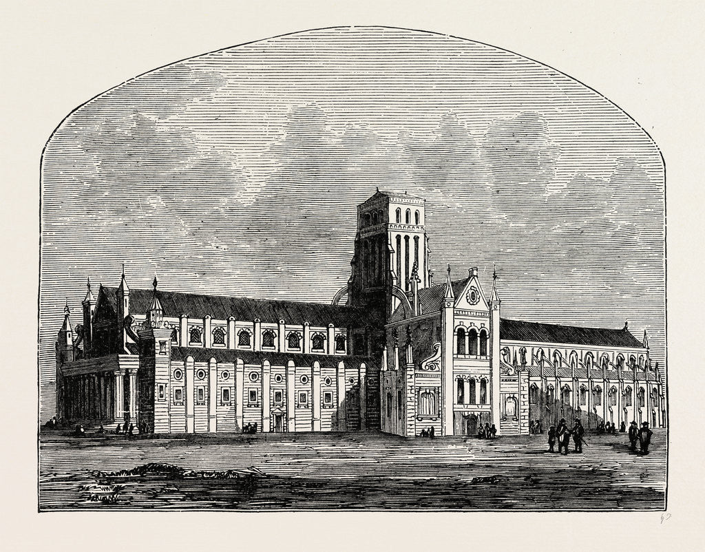 Detail of St. Paul's After the Fall of the Spire, From A View By Hollar by Anonymous