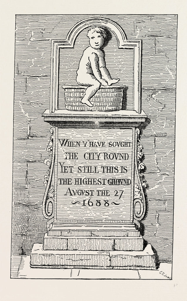 Detail of The Figure in Panyer Alley London by Anonymous