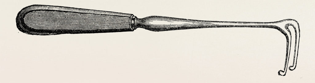 Detail of Farabeuf's modification of langenbeckis retractor by Anonymous