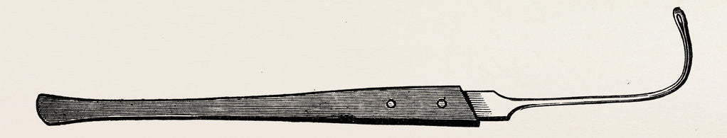 Detail of Syme's aneurysm needle by Anonymous