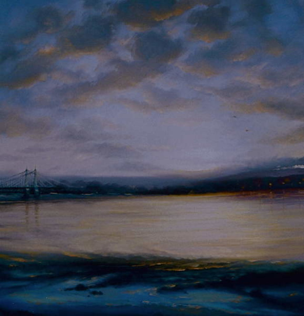 Detail of Chelsea Dawn, 2007,River Thames by Lee Campbell