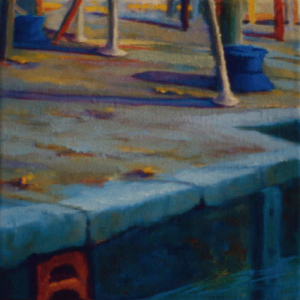 Detail of Dockside, Pimlico, 2000 by Lee Campbell
