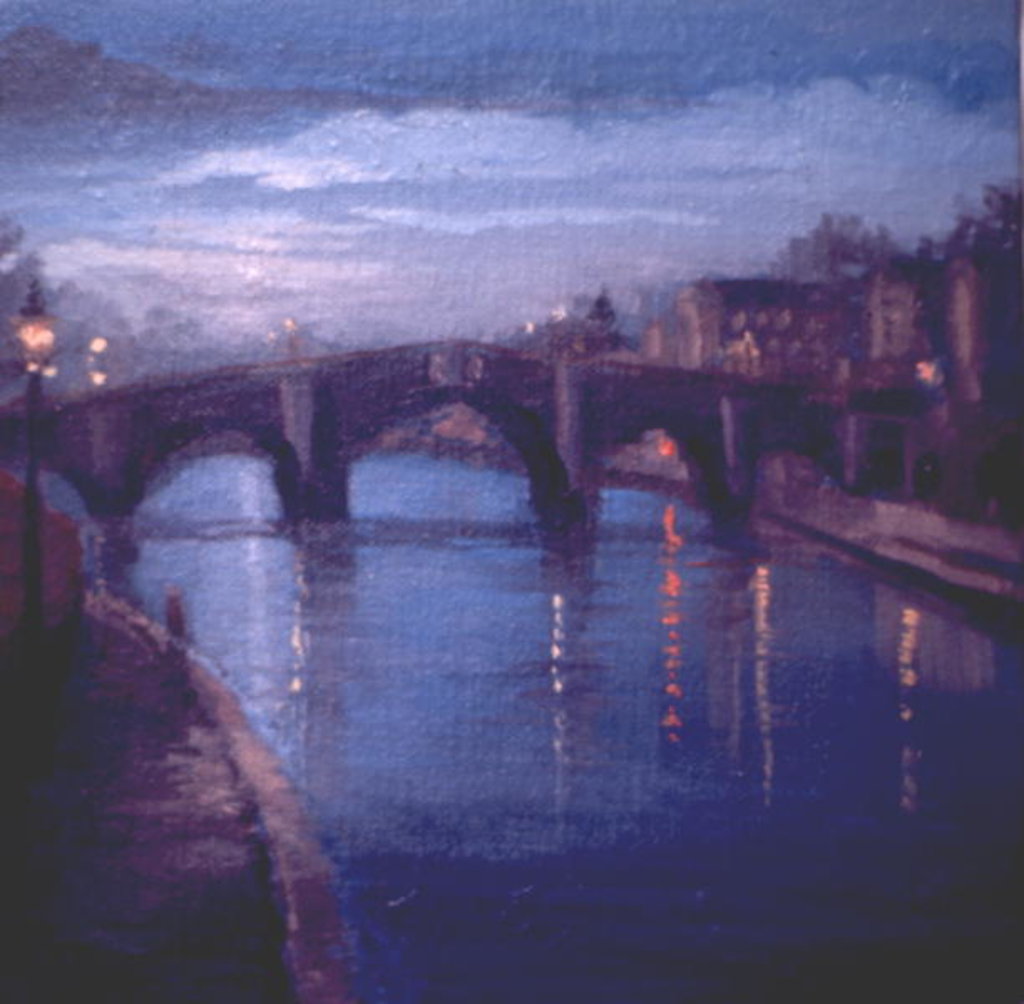 Detail of Richmond Blue, 2003 Richmond Bridge by Lee Campbell