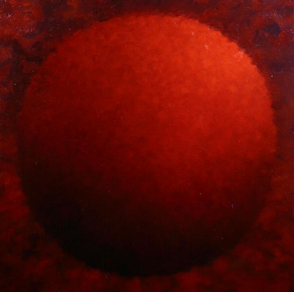 Detail of Red Orb, 2006 abstract by Lee Campbell