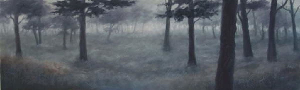Detail of Richmond Mist, 2011 landscape by Lee Campbell