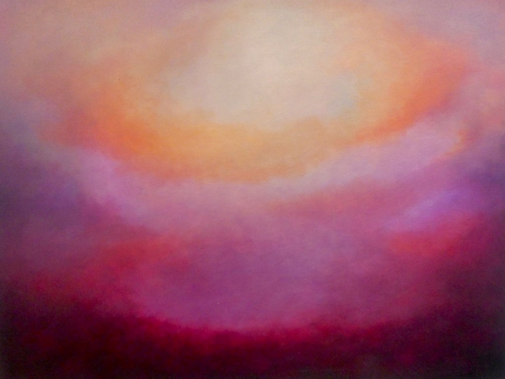Detail of Promise, 2023,Abstract pinks by Lee Campbell