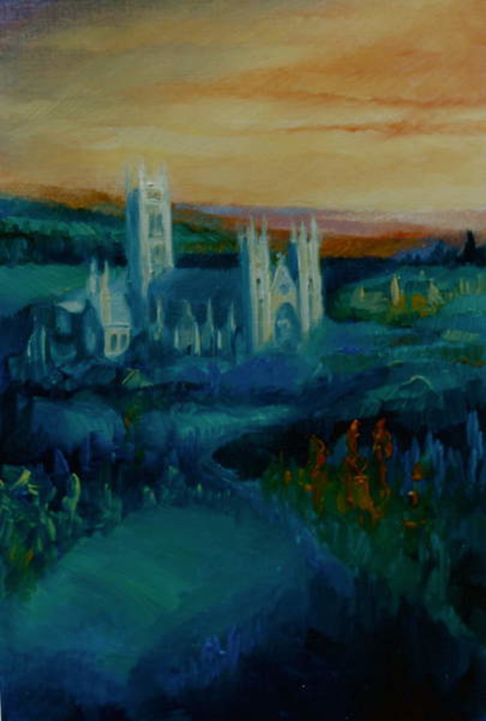 Detail of Canterbury Cathedral, 2000 by Lee Campbell