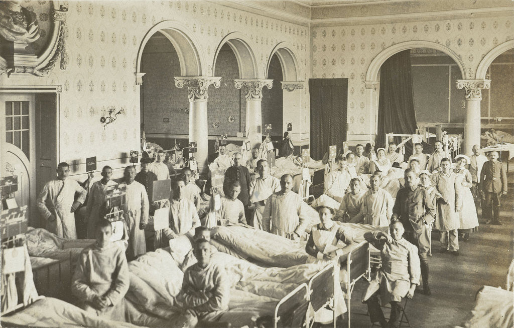 Detail of Ward of a military hospital by Anonymous