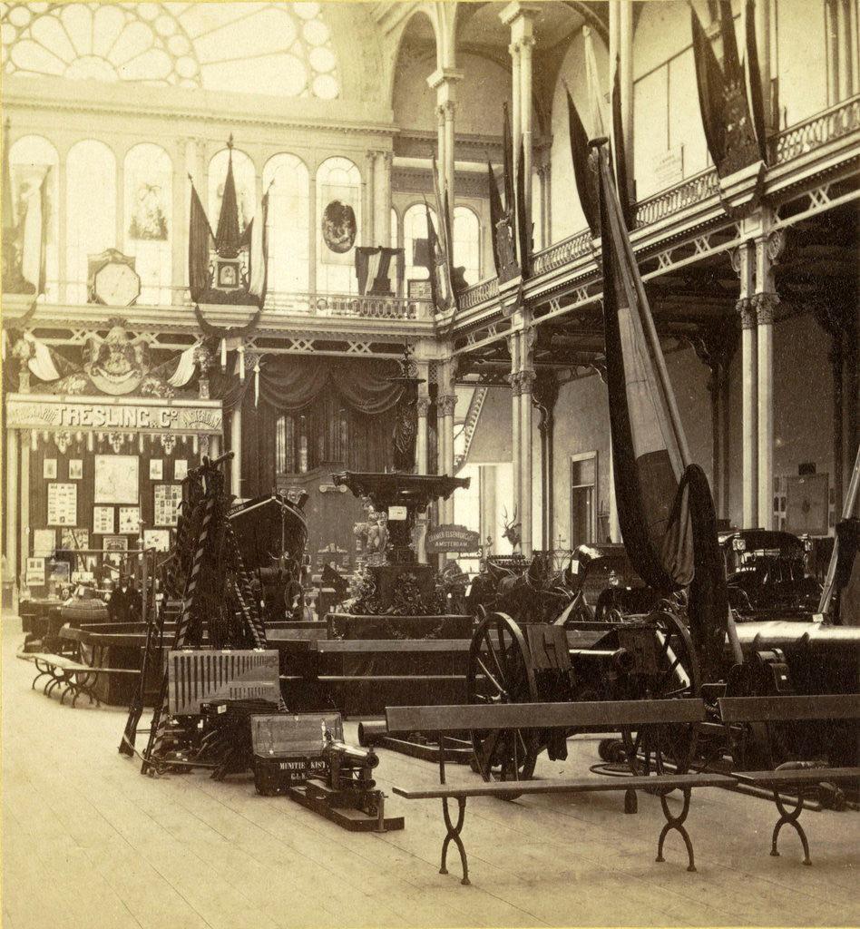 Detail of Exhibition of National Industry in the Palace of Industry, Amsterdam by Anonymous