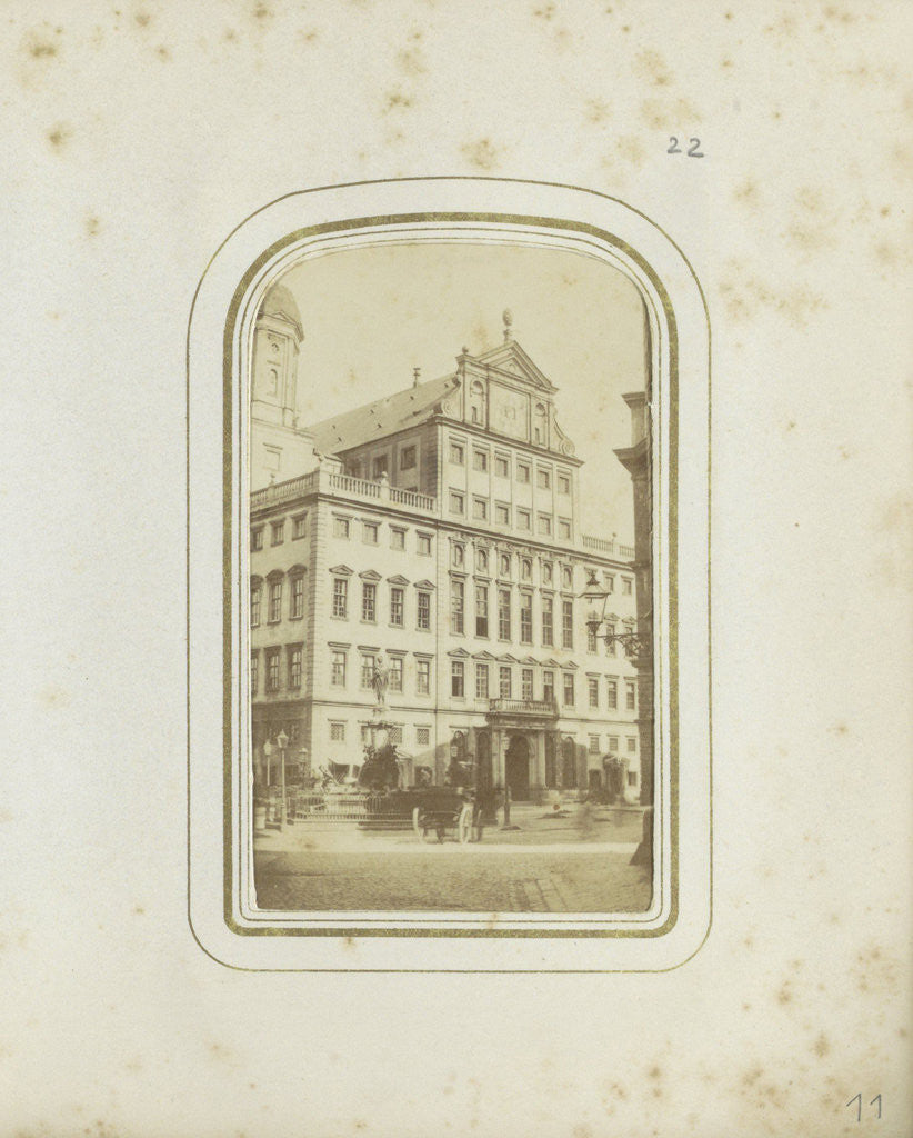 Detail of Exterior of City Hall of Augsburg, Germany by Anonymous