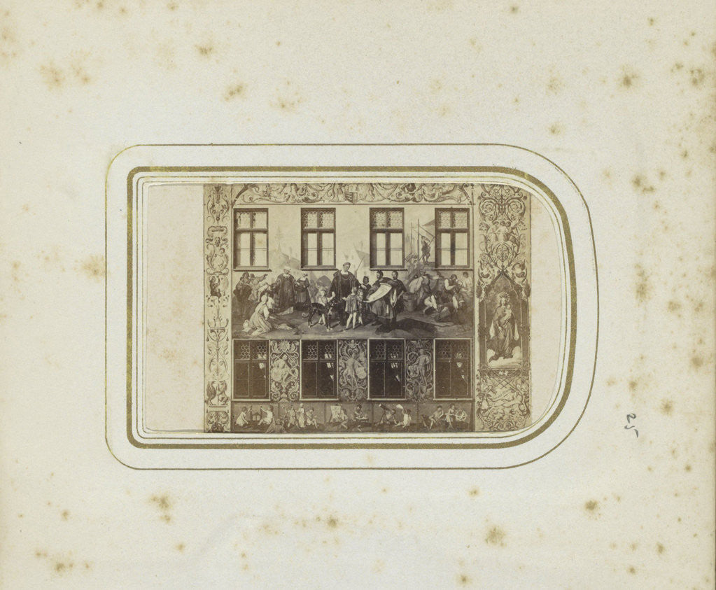 Detail of Fresco on a façade of the former home of Hans Jakob Fugger in Augsburg by Anonymous