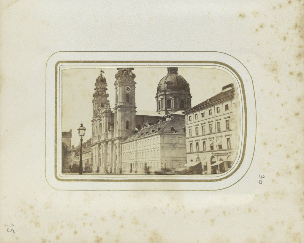 Detail of Exterior of Theatiner church in Munich, Germany by Anonymous