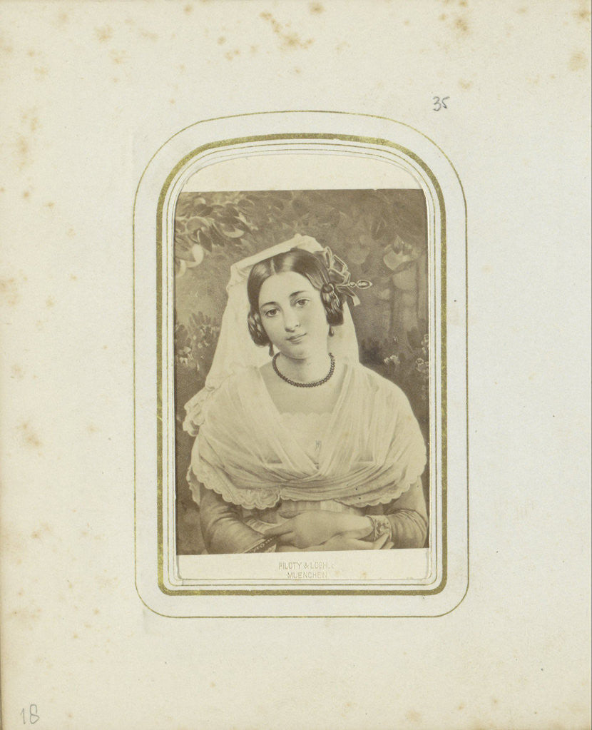 Detail of Lithograph of a painting of August Riedel, Piloty & Löhle by Johann Friedrich Ludwig Heinrich 'August' Riedel