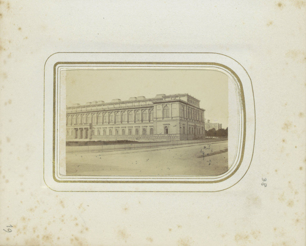 Detail of Exterior of the Alte Pinakothek in Munich, Germany by Anonymous