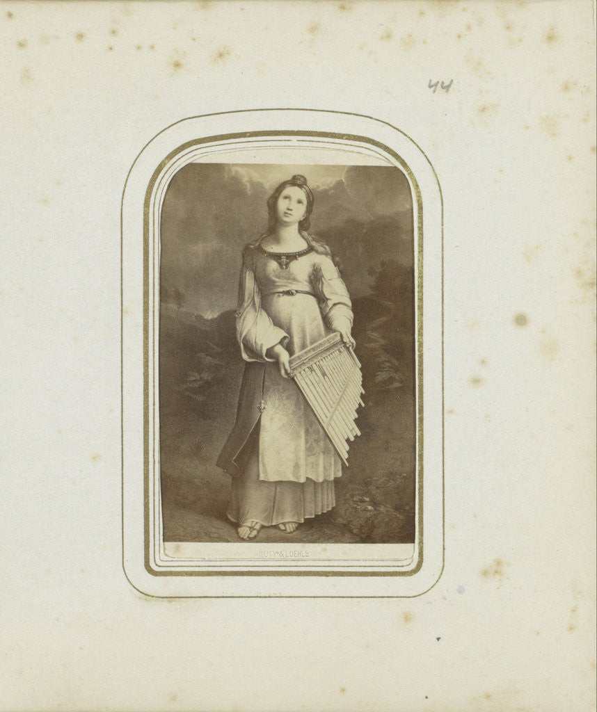 Detail of lithograph of a painting by Raphael, Piloty & Löhle by Anonymous