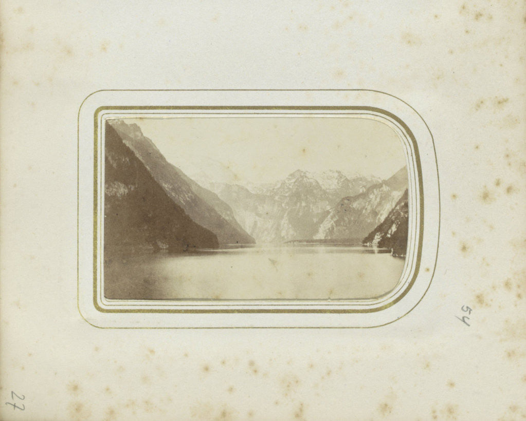 Detail of a journey through Switzerland, Austria and Germany by the Dutch family Derkinderen by Anonymous