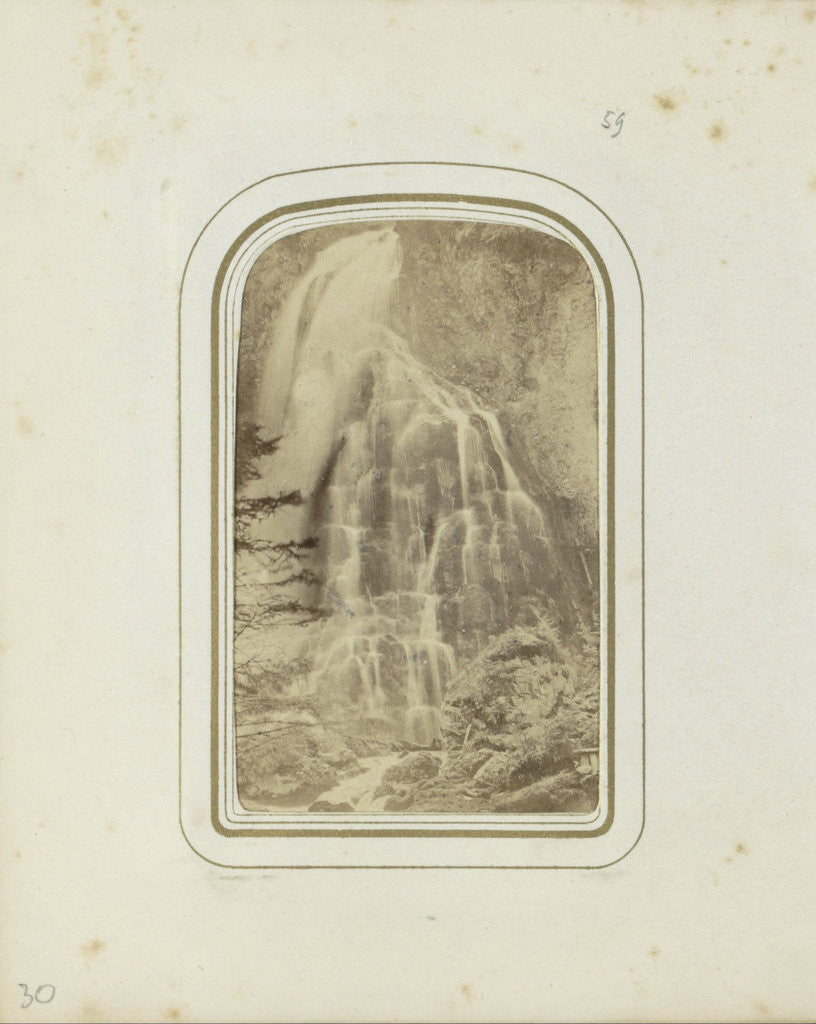 Detail of Waterfall Golling in Austria by Anonymous