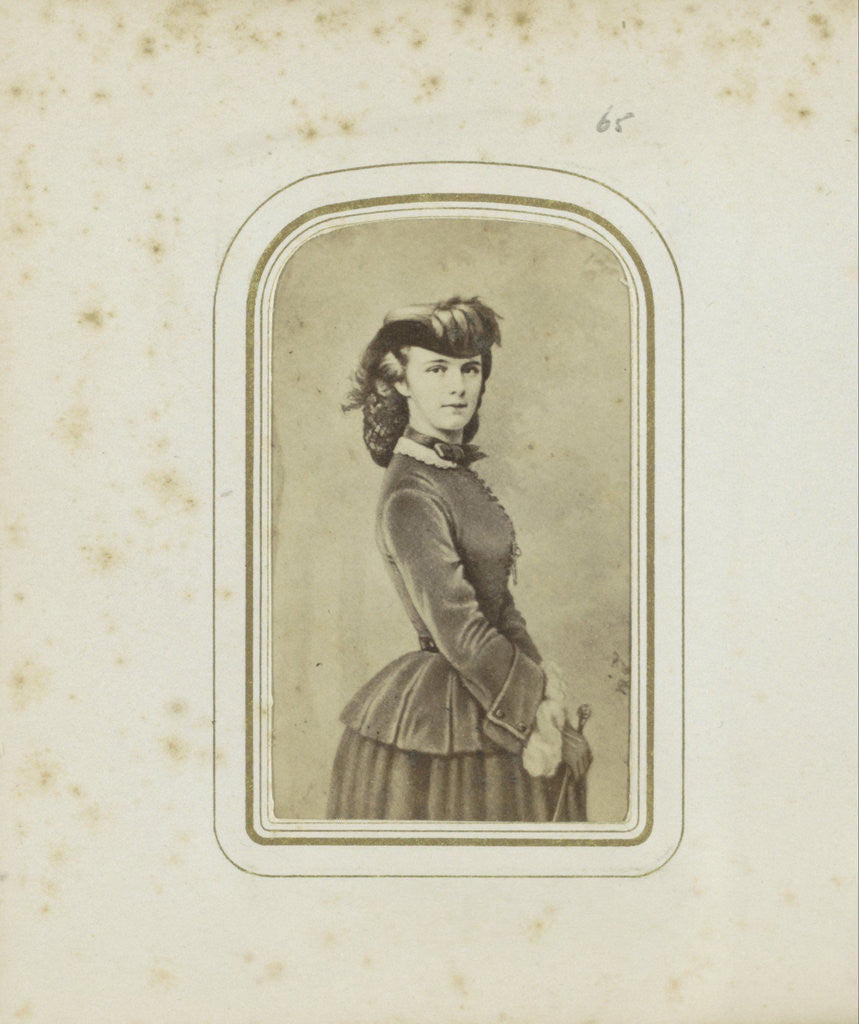 Detail of Painting of Sissi, Empress of Austria by Anonymous