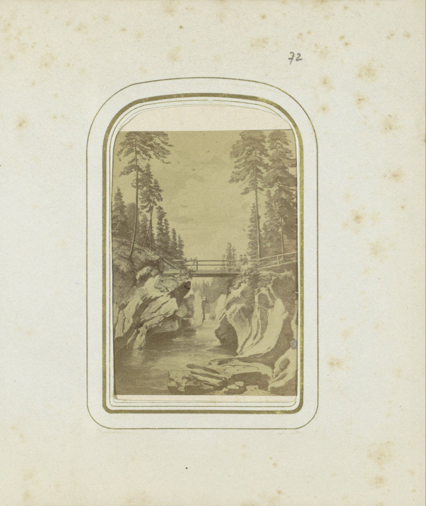 Detail of picture of the Rottenbacher mill at Ischl Austria by Anonymous