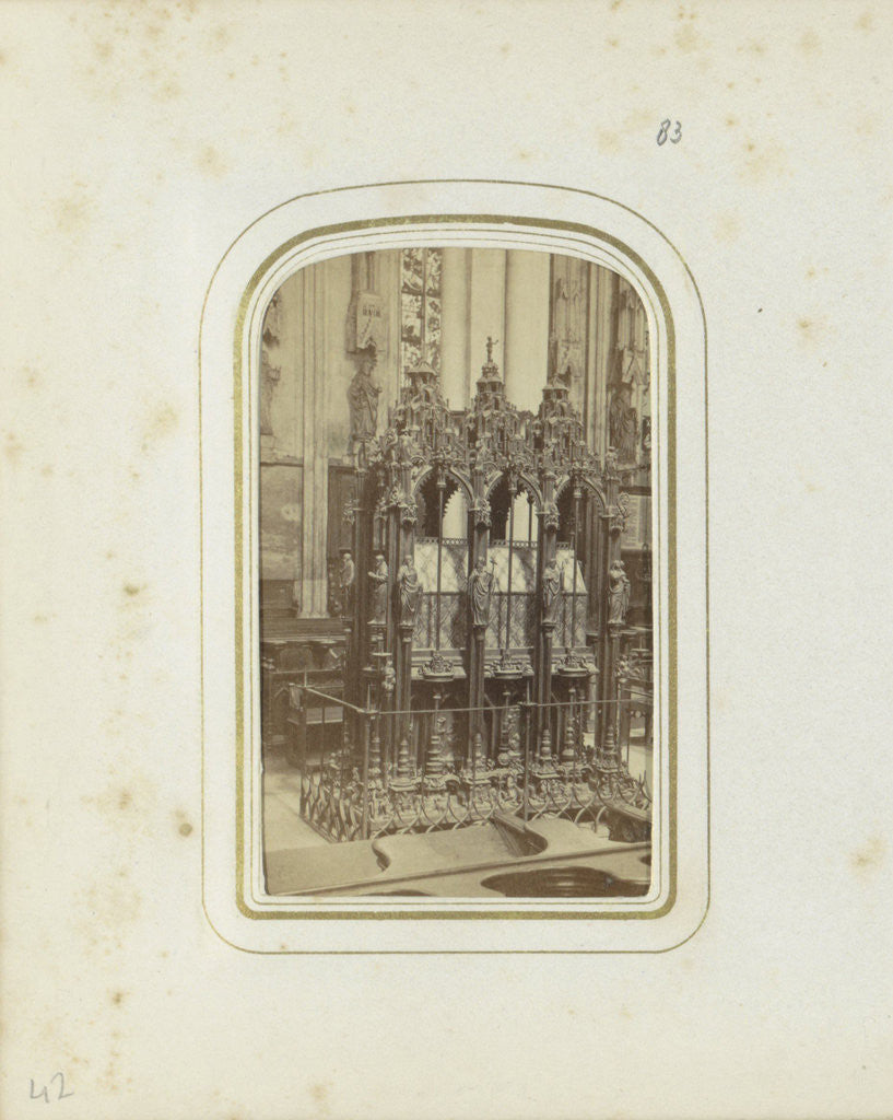 Detail of Gravestone commemorating Sebaldus by Anonymous