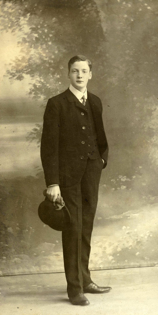 Detail of Studio Portrait of David Vermeulen by C.J.L. Vermeulen