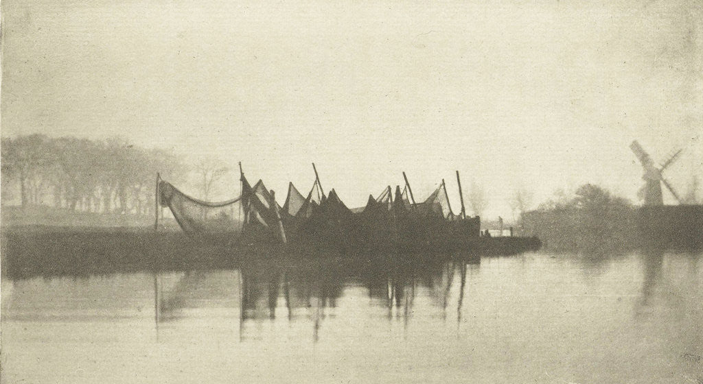 Detail of Hanging Landing nets by Peter Henry Emerson